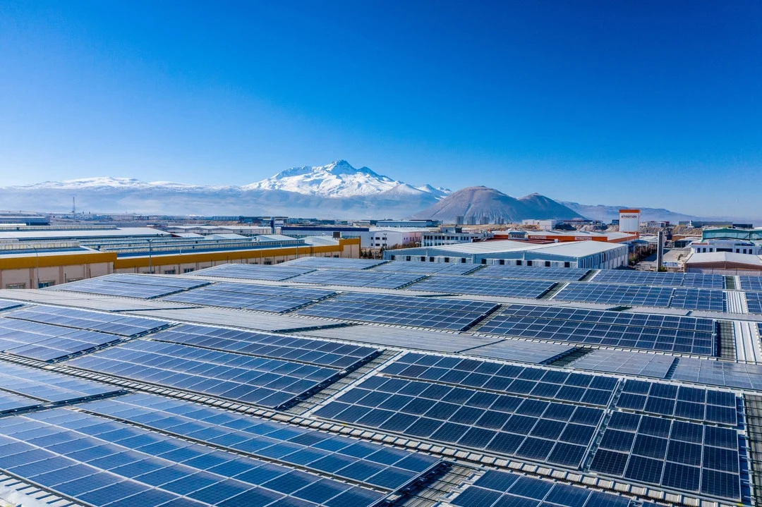 CW Enerji Kayseri Melikgazi 1406 kWp çatı güneş enerji santrali